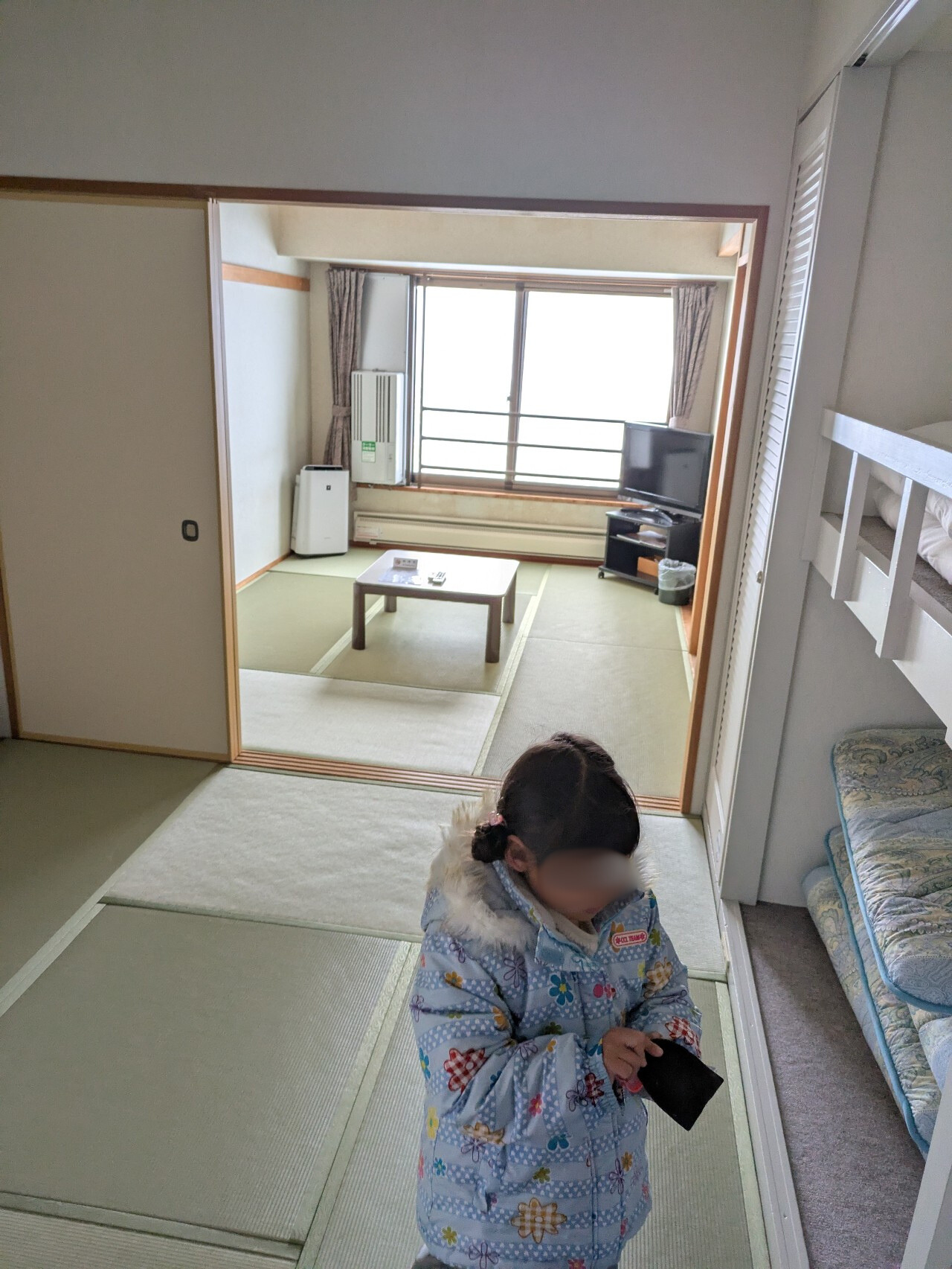 二間続きの和室全景