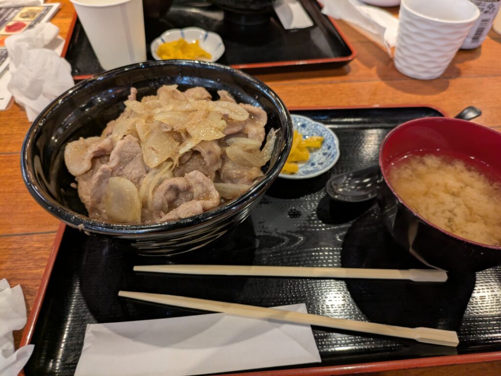 魚沼の畑の生姜焼き豚丼