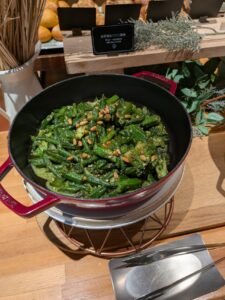 緑野菜のバジリコ風味