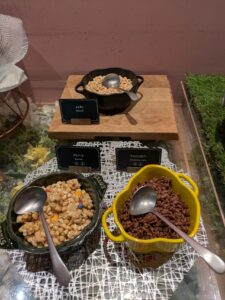 グラノーラ、イナボン、チョコクリスピー