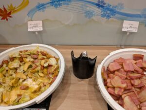 ジャーマンポテト、ベーコン