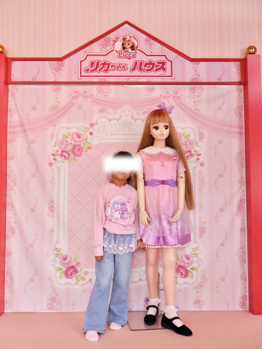 リカちゃんと記念撮影