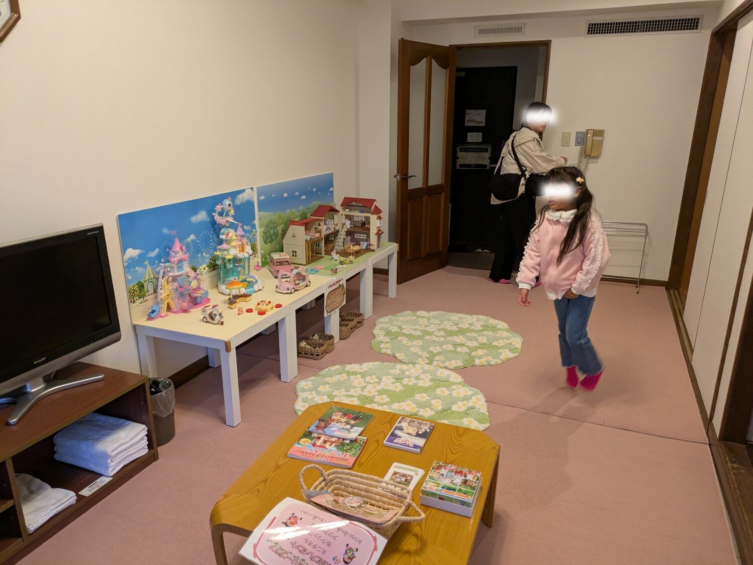 部屋に用意されたシルバニアグッズ