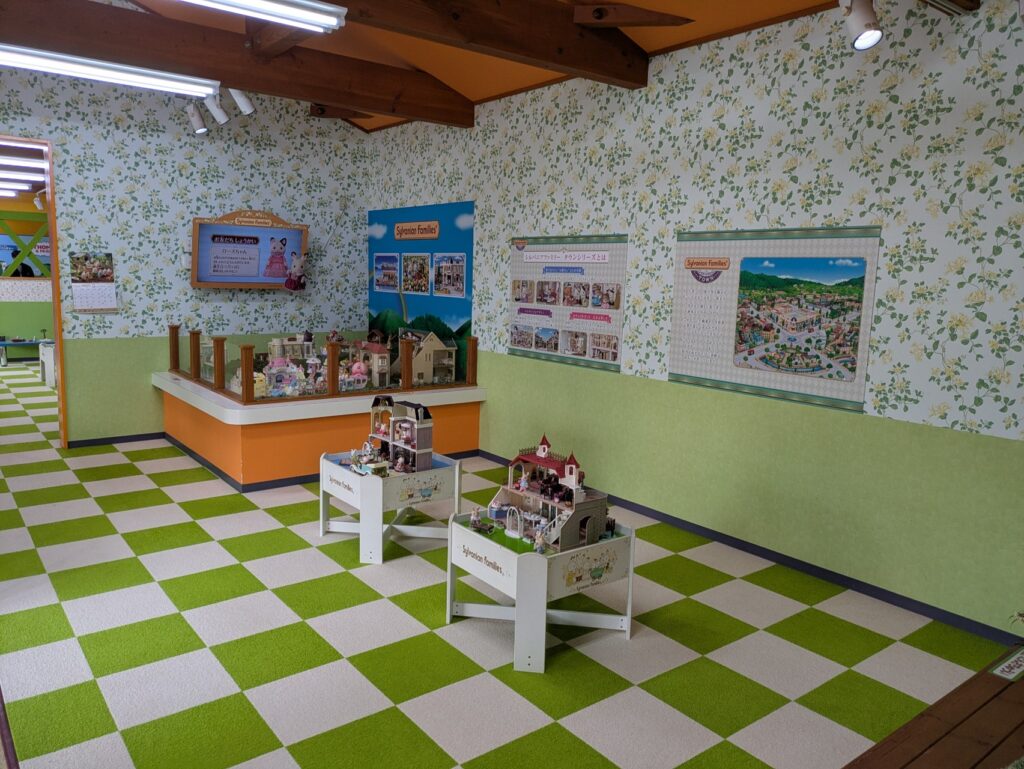 シルバニアファミリー館の巨大ジオラマ