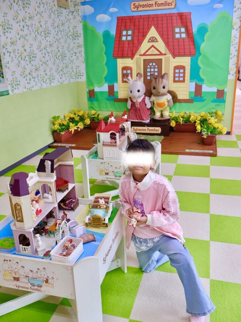 シルバニアファミリー館内の展示風景