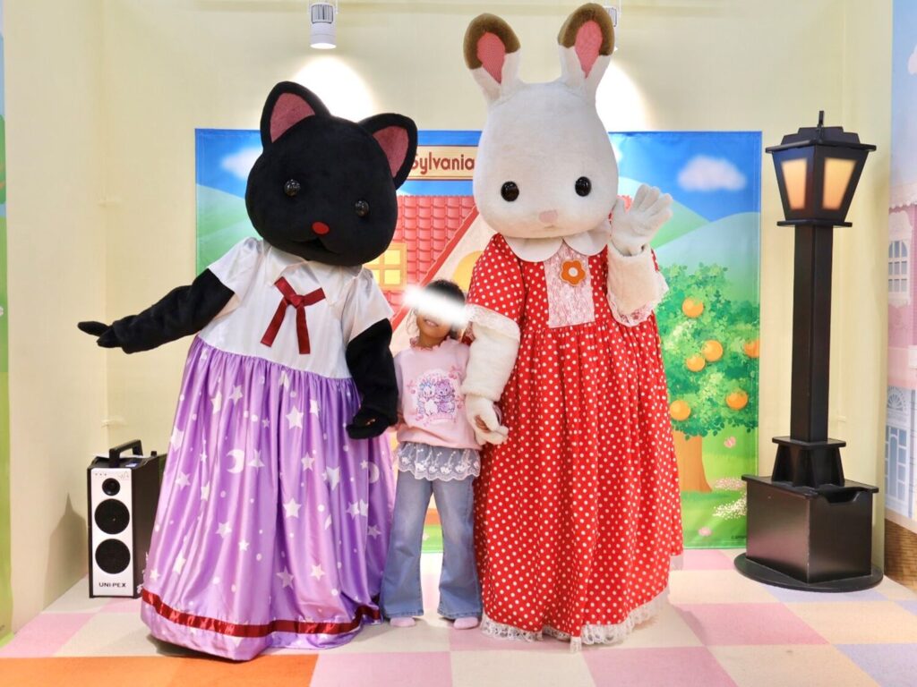 シャンテールちゃん＆フレアちゃんとの記念撮影