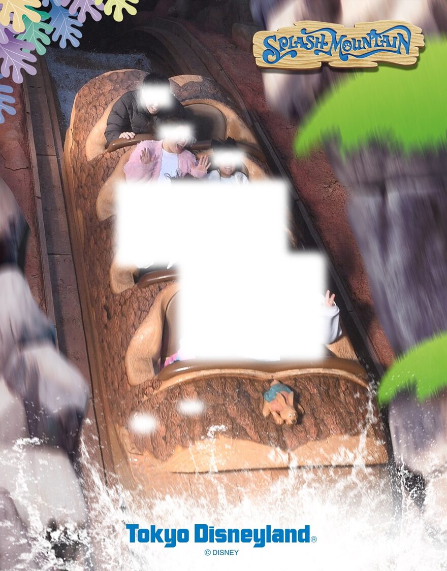 スプラッシュマウンテンの記念写真